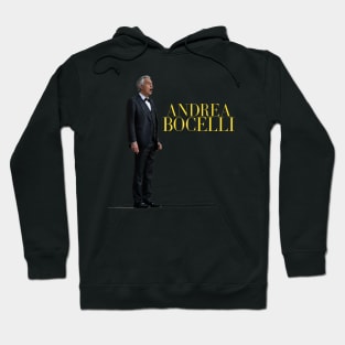 andrea bocelli singing 3 Hoodie